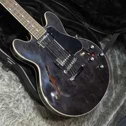 GIBSON ES-339 TRANS EBONY ELECTRIC GUITAR - MODERN & LIGHTWEIGHT, NEW