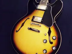 GIBSON ES-335 VINTAGE BURST SEMI-ACOUSTIC GUITAR WITH HARD CASE - NEW
