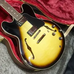 GIBSON ES-335 VINTAGE BURST ELECTRIC GUITAR - NEW, CLASSIC SEMI-HOLLOW DESIGN
