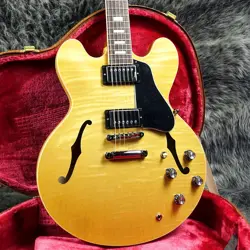 GIBSON ES-335 FIGURED ANTIQUE NATURAL ELECTRIC GUITAR WITH HARD CASE - NEW