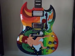 GIBSON SG '61 RE-ISSUE CUSTOM PAINTED ERIC CLAPTON'S CREAM 