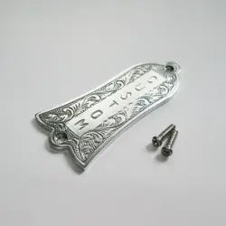 GRASS CUSTOM PATTERN HANDMADE ALUMINUM TRUSS ROD COVER FITS MOST GIBSON GUITARS