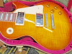 2012 GIBSON LES PAUL 1959 HISTORIC CUSTOM SHOP ICED TEA BURST R9 MINT COND.