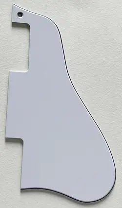 3 PLY WHITE PICKGUARD FIT GIBSON ES 335 SHORT STYLE GUITAR PARTS