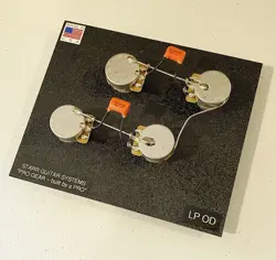 GIBSON LES PAUL HARNESS UPGRADE! CTS 500K LS POTS & ORANGE DROP .022 CAPS! NEW!