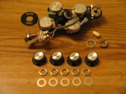 GIBSON 2009 USA NICKEL SG QUICK CONNECT ELECTRONIC CONTROL POTS HARNESS