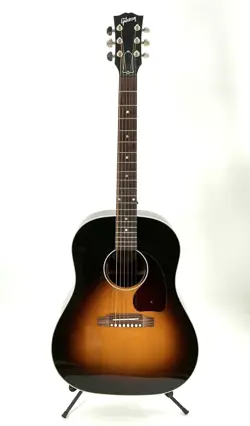GIBSON J-45 STANDARD VINTAGE SUNBURST ACOUSTIC ELECTRIC GUITAR W/ ORIGINAL CASE