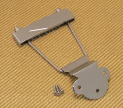 T120SC CHROME DIAMOND SHORT TRAPEZE TAILPIECE FOR GIBSON GUITAR ES-335