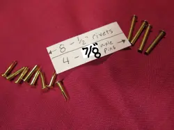 RIVETS AXLES