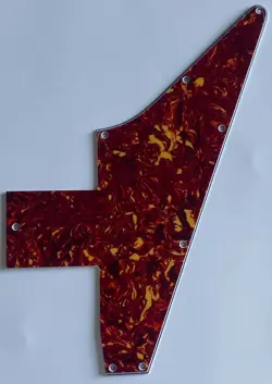 FOR FIT GIBSON 76 EXPLORER RE-ISSUE STYLE BLANK GUITAR PICKGUARD RED TORTOISE