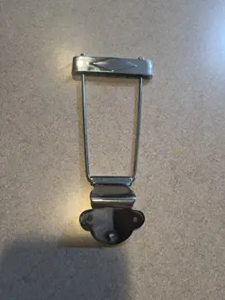 VINTAGE GIBSON CHROME TRAPEZE TAILPIECE - ES THINLINE MODELS - PLUS