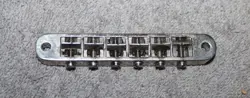 VINTAGE CHROME BRIDGE FOR 1991 GIBSON LES PAUL GUITAR PART
