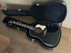 ACOUSTIC GUITAR GIBSON KAZUYOSHI SAITO SIGNATURE MODEL J-160E BLACK WITH CASE