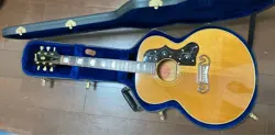 ACOUSTIC GUITAR GIBSON J-150 NOEL GALLAGHER OASIS 2000 NATURAL WITH HARD CASE