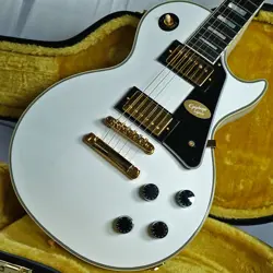 EPIPHONE LES PAUL CUSTOM ALPINE WHITE INSPIRED BY GIBSON CUSTOM