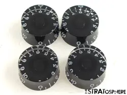 4 USA GIBSON LES PAUL MODERN STUDIO SPEED CONTROL KNOBS VOLUME TONE, BLACK