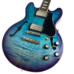[GIBSON] NEW ES-339 FIGURED BLUEBERRY BURST 2023 ELECTRIC GUITAR WITH HARD CASE