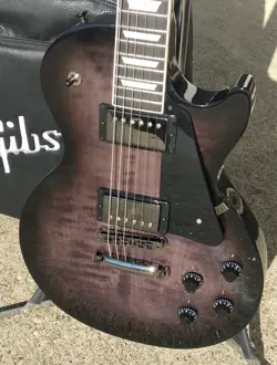 2024 GIBSON LES PAUL STUDIO SESSION TRANSLUCENT EBONY BURST