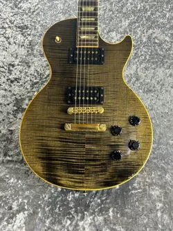 GIBSON 1996 LES PAUL CLASSIC PREMIUM PLUS TRANS EBONY 4.39KG