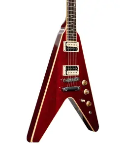 PRE-OWNED GIBSON 2016 FLYING V PRO ELECTRIC GUITAR - WINE RED