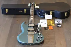 MINTY! GIBSON CUSTOM 1964 SG REISSUE MURPHY LAB AGED PELHAM BLUE + COA OHSC