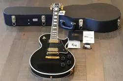 2021 GIBSON LES PAUL CUSTOM ELECTRIC GUITAR BLACK EBONY + COA OHSC