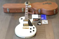 2014 GIBSON LES PAUL CUSTOM LITE ELECTRIC GUITAR ALPINE WHITE + OHSC