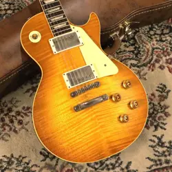GIBSON CUSTOM SHOP HISTORIC 1959 LES PAUL STANDARD DIRTY LEMON VOS SN *GT427