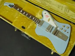 EPIPHONE INSPIRED BY GIBSON CUSTOM 1963 FIREBIRD V MAESTRO VIBROLA FROST *FG407