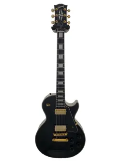 GIBSON CS LES PAUL CUSTOM/EBONY BLACK/2018/WITH HARD CASE