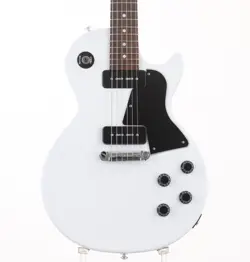 GIBSON LES PAUL SPECIAL TRIBUTE P-90 WORN WHITE SATIN MADE IN 2023