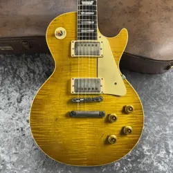 GIBSON CUSTOM SHOP FINEST HEATHER REAL INDIVIDUAL MURPHY LAB 1959 LES PAUL STAND