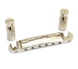 NICKEL WRAP BRIDGE/TAILPIECE USA GIBSON® JR. GUITAR W/PLAIN G STRING TP-0402-001