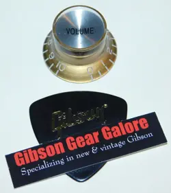 GIBSON LES PAUL KNOB SINGLE GOLD TOP HAT VOLUME GUITAR PARTS R9 SG CUSTOM ES R7