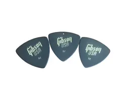 GIBSON USA M MEDIUM 0.73 GUITAR PICKS PLECTRUMS EUC MUS