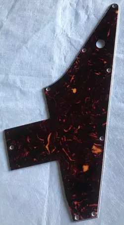 FOR GIBSON 76 EXPLORER RE-ISSUE STYLE GUITAR PICKGUARD 4 PLY BROWN TORTOISE