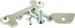 VIBRAMATE V7 GIBSON LES PAUL ADAPTER KIT FOR BIGSBY B7 SILVER
