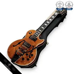 GIBSON CUSTOM SHOP LES PAUL KOA TOP 2019 HOLLOW BODY ELECTRIC GUITAR