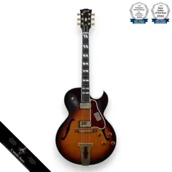GIBSON CUSTOM SHOP CRIMSON L4 MAHOGANY VINTAGE SUNBURST 2013 MODEL
