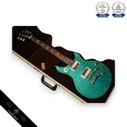 GIBSON TAK MATSUMOTO SIGNATURE 2012 DC STANDARD AQUA BLUE ELECTRIC GUITAR