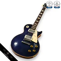 GIBSON CUSTOM SHOP 1957 LES PAUL STANDARD AGED CANDY BLUE 2019
