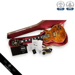 GIBSON CUSTOM SHOP 1968 LES PAUL KOA TOP ELECTRIC GUITAR GLOSS  3.99KG