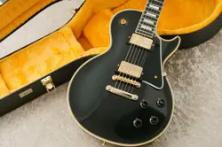 GIBSON CUSTOM SHOP 1957 LES PAUL CUSTOM 2-PICKUPS REISSUE VOS -BLACK BEAUTY- LIG