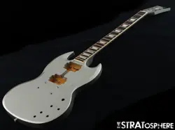 GIBSON USA SG STANDARD MODEL BODY W/ NECK MAHOGANY NITRO SILVER METALLIC $20 OFF