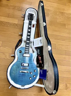 GIBSON LES PAUL DELUXE OCEAN BLUE NO.MF1803