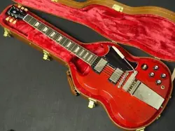 GIBSON SG STANDARD '61 MAESTRO VIBROLA VINTAGE CHERRY #206040090 10 #GGBE0
