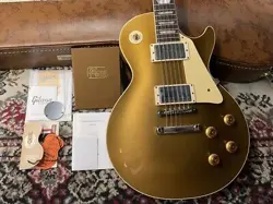 GIBSON CUSTOM SHOP 1957 LES PAUL GOLD TOP DARK BACK VOS(#741365) DOUBLE #GGESH