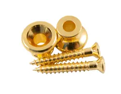 GENUINE KLUSON REPLACEMENT GIBSON STRAP BUTTON SET (SET OF 2), GOLD