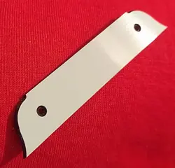 GIBSON SG GUITAR TENON COVER PLATE - 2 PLY WHITE/BLACK