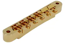 USA TUNE-O-MATIC BRIDGE ABR-1 GOLD NON WIRE FOR GIBSON GUITARS - BRIDGE ONLY
